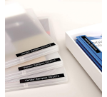 Ruban Dymo LabelManager D1 polyester 24mmx7m blanc sur noir