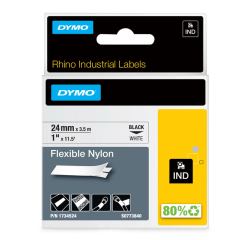 DYMO RhinoPRO Flexible Nylon - flexible tape - 1 roll(s) - Roll (2.4 cm x 3.5 m)