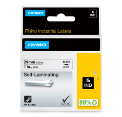 DYMO RhinoPRO Self Laminating - labels - 1 roll(s) - Roll (2.4 cm x 5.5 m)