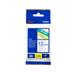 Labeltape Brother P-touch TZe-233 standaard 12mm blauw op wit