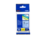 Labeltape Brother P-touch TZe-521 standaard 9mm zwart op blauw