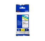 Labeltape Brother P-touch TZe-151 standaard 24mm zwart op transparant
