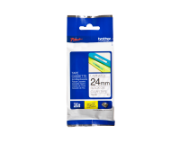 Labeltape Brother P-touch TZe-151 standaard 24mm zwart op transparant