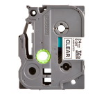 Labeltape Brother P-touch TZe-151 standaard 24mm zwart op transparant