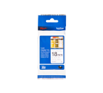 Ruban de lettrage Brother P-Touch TZe-N241 non laminé18mm noir sur blanc