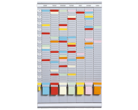 Planning semainier Djois 35 encoches gris