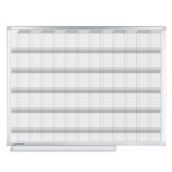 Tableau planning Legamaster Professional annuel horizontal 90x120cm