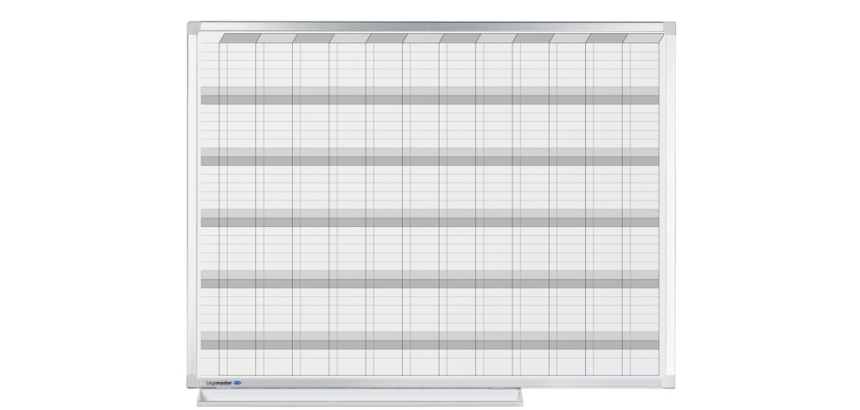 Planbord Legamaster professional jaarplanner hor 90x120cm