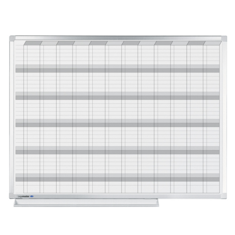 Planbord Legamaster professional jaarplanner hor 90x120cm