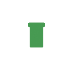 T-kaart Djois formaat 2 48mm groen 100 stuks