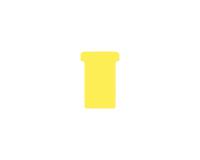 Fiche-T pour planning Djois Format 2 48mm jaune 100 pièces