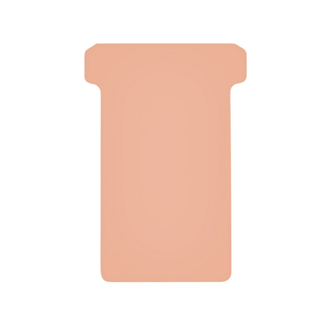 Fiche-T pour planning Djois Format 2 48mm rose 100 pièces