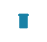 Fiche-T pour planning Djois Format 2 48mm bleu 100 pièces