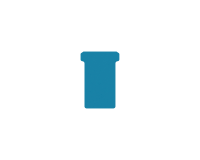 Fiche-T pour planning Djois Format 2 48mm bleu 100 pièces