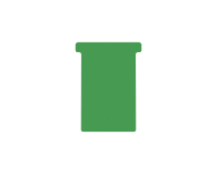 Fiche-T pour planning Djois Format 3 77mm vert 100 pièces