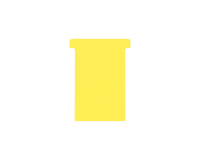 Fiche-T pour planning Djois Format 3 77mm jaune 100 pièces