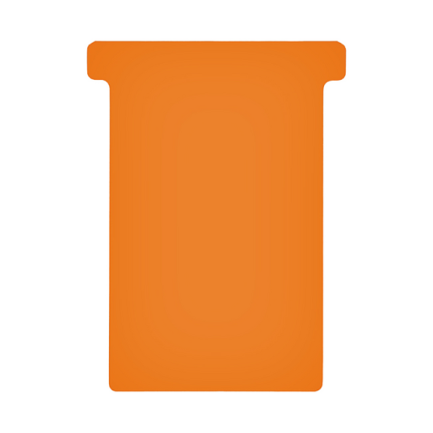 Fiche-T pour planning Jalema format 3 77mm orange