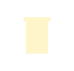 T-kaart Djois formaat 3 77mm beige 100 stuks
