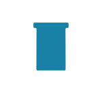 Fiche-T pour planning Djois Format 3 77mm bleu 100 pièces