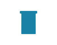 Fiche-T pour planning Djois Format 3 77mm bleu 100 pièces