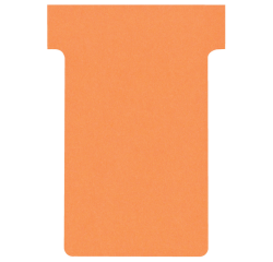 T-fiche voor planbord Nobo nr 2 48 mm oranje