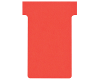 T-kaart Nobo nr.2 48mm rood 100 stuks