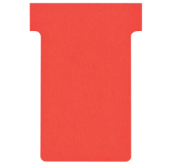 T-kaart Nobo nr.2 48mm rood 100 stuks