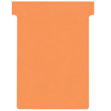 Fiche-T planning Nobo n°3 80mm orange 100 pièces