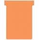 Fiche-T planning Nobo n°3 80mm orange 100 pièces