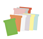 Planbord T-kaart Nobo nr 3 80mm oranje