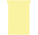 Fiche-T planning Nobo n°4 112mm jaune 100 pièces
