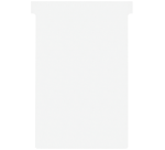 Fiche-T planning Nobo n°4 112mm jaune 100 pièces