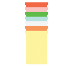 Nobo-Planungsblatt Nr. 4 112mm weiß 100 Stück