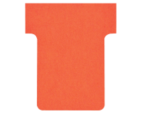 Fiche-T planning Nobo n°1.5 36mm rouge 100 pièces