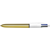 Balpen Bic 4kleuren shine medium goud