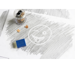 Eraser edding R20 45x 24x10mm white Blue plastic sleeve