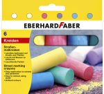Sidewalk chalk, cardboard case of 6