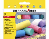 Craie de trottoir, étui en carton de 6