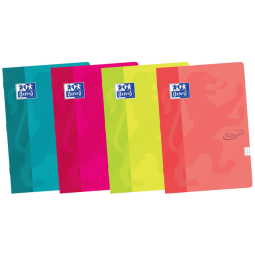 Cahier Oxford School Touch A5 ligné 72 pages 80g assorti