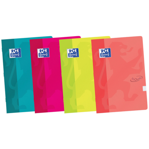 Cahier Oxford School Touch A5 ligné 72 pages 80g assorti