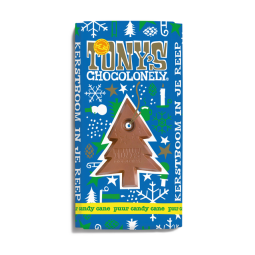 Chocolade Tony's Chocolonely puur mint candy cane 180gr