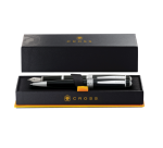 Set écriture Stylo bilee et stylo plume Cross Bailey M Noir