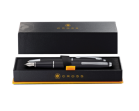 Set écriture stylo bille et stylo plume Cross Calais M Mat noir