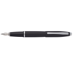 Schrijfset Cross balpen en vulpen Calais medium mat zwart