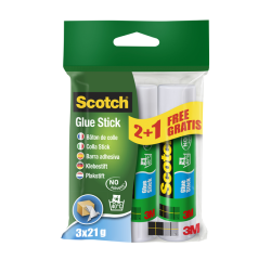 Lijmstift Scotch 21gr 2+1 gratis