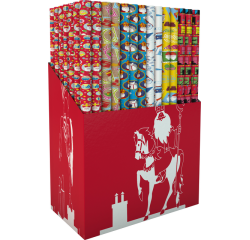 Papier cadeau Design Group Saint-Nicolas 250x46,5cm assorti