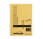 Carte de correspondance Papicolor double 105x148mm jaune bouton d'or 6 pièces