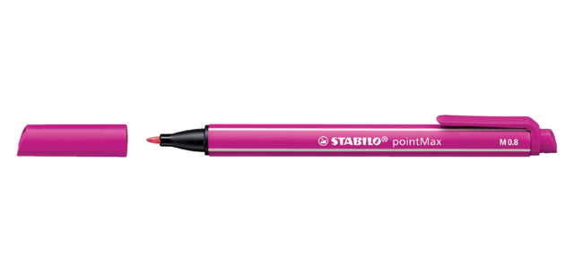 STABILO pointMax 488/56 Medium Pink Felt Tip Pen