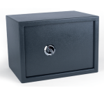 Coffre-fort Pavo 350x250x250mm à clé gris foncé