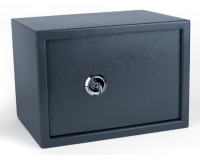 Coffre-fort Pavo 350x250x250mm à clé gris foncé